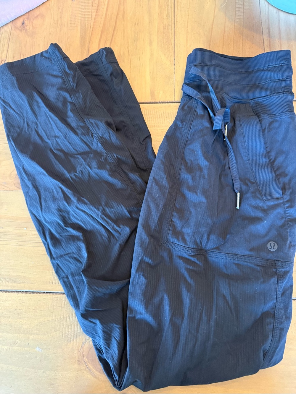 lululemon athletica Black studio Pants with Drawstring Waist